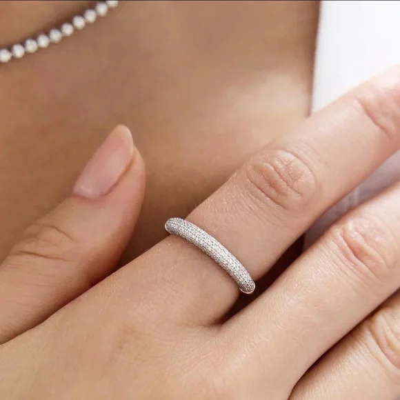 Ring Concierge Petite Cloud Ring Pavé diamond with yellow gold. - Picture 3 of 6